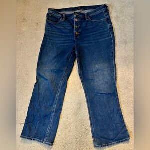 J. Crew Dark Blue Straight Leg Jeans